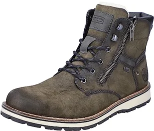 Rieker Męskie buty sznurowane 38425, zielony, 43 EU - Półbuty męskie - miniaturka - grafika 1