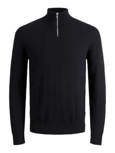 Jack & Jones Sweter "Emil" w kolorze czarnym - Swetry męskie - miniaturka - grafika 1