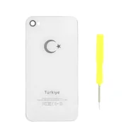 Etui i futerały do telefonów - Etui na iPhone 4s z logo Turcji białe - miniaturka - grafika 1