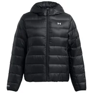 Kurtki i kamizelki sportowe damskie - Kurtka damska Under Armour Legend Down Hooded Jacket Rozmiar: M / Kolor: czarny - miniaturka - grafika 1