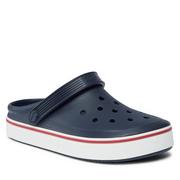 Klapki i japonki damskie - Klapki Crocs Crocs Crocband Clean Clog 208371 Navy 410 - miniaturka - grafika 1