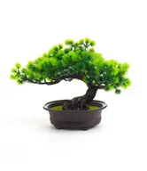 Sztuczne kwiaty - Bonsai Sztuczne Drzewko iglaste [uniw] - miniaturka - grafika 1