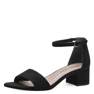 Moda i Uroda OUTLET - Tamaris Damski 1-28201-42, Sandały na pięcie, Czarny, 40 EU, czarny, 40 EU - miniaturka - grafika 1