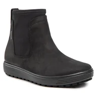 Botki damskie - Botki ECCO Soft 7 Tred W GORE-TEX 45046351052 Czarny - miniaturka - grafika 1