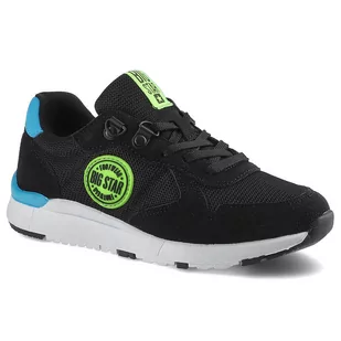 Czarne Sneakersy Big Star Dziecięce Buty Wiązane - Sneakersy damskie - miniaturka - grafika 1