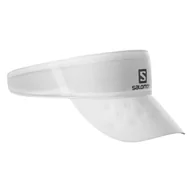 Czapki męskie - Czapka z daszkiem SALOMON SENSE VISOR WHITE LC1313600 – Biały - miniaturka - grafika 1