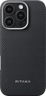 Pitaka Ultra-Slim Case, Black/Grey Twill - iPhone 16 Pro Max - Etui i futerały do telefonów - miniaturka - grafika 1