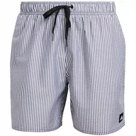 Kąpielówki męskie - Spodenki kąpielowe męskie adidas Stripey Classics szare IL4020 M - miniaturka - grafika 1