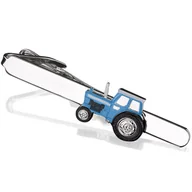 Spinki do mankietów i krawatów - Spinka do krawata Niebieski Traktor SK-1296 - miniaturka - grafika 1