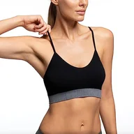 Biustonosze - POMPEA Bras.Eco Friendly biustonosz Damski, Czarny, S-M - miniaturka - grafika 1