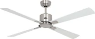 Wentylatory sufitowe - Energooszczędny wentylator sufitowy z pilotem Eco Neo III WiFi 132 cm szczotkowane chromowane łopatki biały / jasnoszary - miniaturka - grafika 1