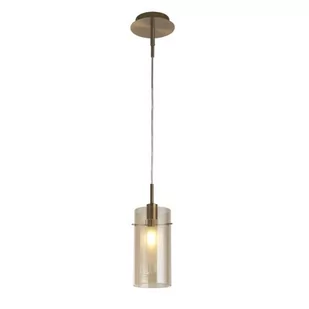 Duo III lampa wisząca 1xE14 brązowa/bursztynowa 2301CP - Lampy sufitowe - miniaturka - grafika 1