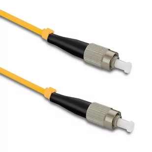 Qoltec Patchcord Światłowodowy FC/UPC-FC/UPC SM 9/125 G652D 1m 54306 - Patchcordy - miniaturka - grafika 2