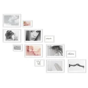 Ramki na zdjęcia - Zestaw Ramek Na Lewą Stronę Schodów - Galeria Ramek Na 12 Zdjęć - miniaturka - grafika 1