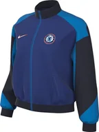 Kurtki damskie - Nike Kurtka damska Chelsea Dri-Fit Strike Anthm Jkt, Rush Blue/Obsidian/Lt Photo Blue, HF1840-495, S - miniaturka - grafika 1