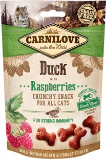 Carnilove Carnilove Przysmak Crunchy Duck with raspberries op 50g - Przysmaki dla kotów - miniaturka - grafika 1