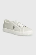Trampki damskie - U.S. Polo Assn. tenisówki MAREW damskie kolor biały MAREW005W 4T2 - miniaturka - grafika 1