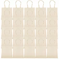 Torby i wózki na zakupy - TORBA BAWEŁNIANA z uszami EKO torba NA ZAKUPY torby bawełniane ZESTAW 25szt - miniaturka - grafika 1