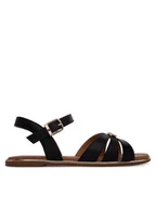 Buty dla dziewczynek - Tommy Hilfiger Sandały T3A2-34280-0326 S Czarny - miniaturka - grafika 1