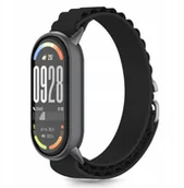 Akcesoria do smartwatchy - Pasek Tech-Protect Nylon Pro do Xiaomi Smart Band 8 / 9 / 10 / NFC Black - miniaturka - grafika 1