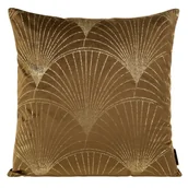 Poszewki na poduszki - Euro Firany Poszewka Eurofirany Velvet BLINK21 Brązowy 45x45 1217002 - miniaturka - grafika 1