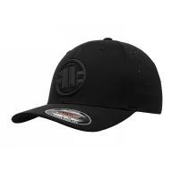 Odzież taktyczna i umundurowanie - Czapka Pit Bull Full Cap Logo 3D Angle Welding '24 - Czarna S/M - miniaturka - grafika 1