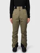 Spodnie narciarskie - Brunotti Spodnie narciarskie "Whitewater" w kolorze khaki - miniaturka - grafika 1