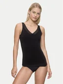 Piżamy damskie - Triumph Top Feel Of Modal 10221637 Czarny Slim Fit - miniaturka - grafika 1