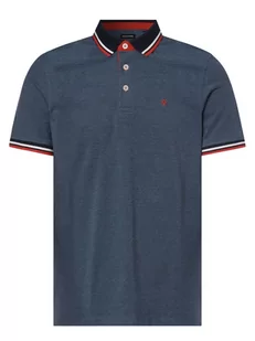 Jack & Jones - Męska koszulka polo  JJEpaulos, niebieski - Koszulki męskie - miniaturka - grafika 1