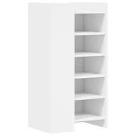 Szafki na buty - vidaXL Szafka na buty biała 52x37,5x100 cm materiał drewnopochodny - miniaturka - grafika 1