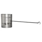 Akcesoria kominkowe - Zasuwa kominkowa (szyber) Ø 200 - miniaturka - grafika 1