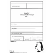 Druki akcydensowe - Papirus KSIAZKA OBIEKTU BUDOWLANEGO A4/37K PIR 872 31474-uniw - miniaturka - grafika 1