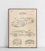 Plakaty - Poster Polytechnic, Lamborghini Murciélago - plakat - miniaturka - grafika 1