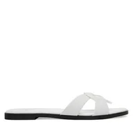 Klapki i japonki damskie - Klapki LOVE MOSCHINO JA28092G1MIA0100 Biały - miniaturka - grafika 1