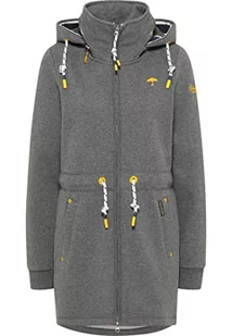 Schmuddelwedda Długa bluza damska 34613751, szary melanż, L - Bluzy damskie - miniaturka - grafika 1