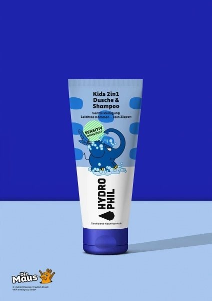 HYDROPHIL Szampon i żel do mycia ciała i włosów 2w1 dla dzieci SENSITIV