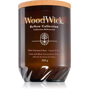 Woodwick Black Currant & Rose świeczka zapachowa 368 g - Świece - miniaturka - grafika 1