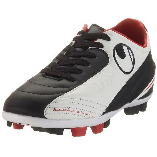 Uhlsport Buty piłkarskie Team Jr. XGr 100819201, uniseks - dziecięce buty sportowe - piłka nożna, czarny - Czarny Black Red01-31 EU