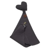 Smoczki uspokajające - Hi Little One - Przytulanka Dou Dou Serce Z Zawieszką Na Smoczek Iron - miniaturka - grafika 1