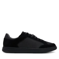 Sneakersy męskie - Sneakersy Calvin Klein Low Top Lace Up Repreve Mix HM0HM01802 Czarny - miniaturka - grafika 1