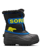 Botki damskie - Sorel Botki zimowe "Snow Commander" w kolorze czarno-niebieskim - miniaturka - grafika 1