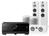 Kino domowe - Yamaha RX-A6A (czarny) + 603 S3 + HTM6 S3 + 2x MusicCast 20 (biały) - miniaturka - grafika 1