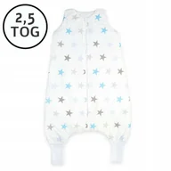 Śpiworki dla dzieci - CAŁOROCZNY ŚPIWOREK Z NOGAWKAMI 56-68 XS 2,5 TOG BAWEŁNA100% PRODUKT POLSKI - miniaturka - grafika 1