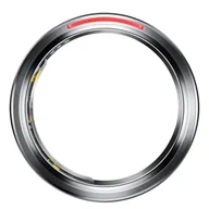 Smartband - Smart ring Kumi H1, rozmiar 9, czarny - miniaturka - grafika 1