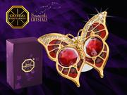 Figurki dekoracyjne - Swarovski Motylek products with Crystals - miniaturka - grafika 1