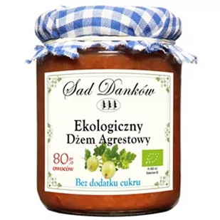 Sad Danków Dżem agrestowy b/cukru 260g EKO - Dżem - miniaturka - grafika 1