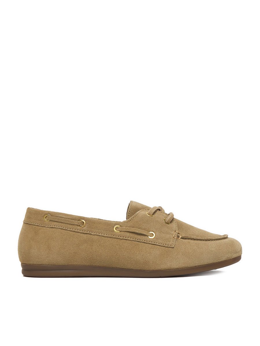 Lasocki Mokasyny Damskie Brązowy Lasocki-CEO-WI16-ELENA2-01 Camel