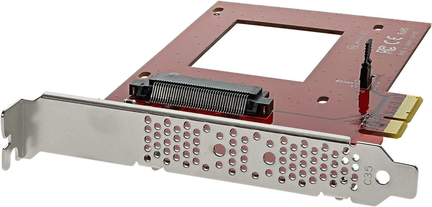 Kontroler Icy Dock We-Ra. IcyDock 1x U2 / U3 Pcie 4.0 NVMe SSD to Oculink Slim MB411V4PO-2B