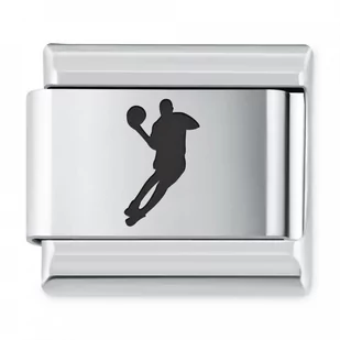 Murrano ITALIAN CHARMS Symbole Sportowe Koszykówka IH-207 - Charmsy - miniaturka - grafika 1