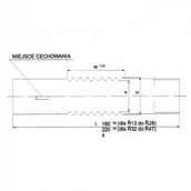 Kanały kablowe - Elektroplast STRÓŻA Złączka giętka Łącznik do rur FI-28 ZCLHF PC/ABS 7936 03.145 - miniaturka - grafika 1